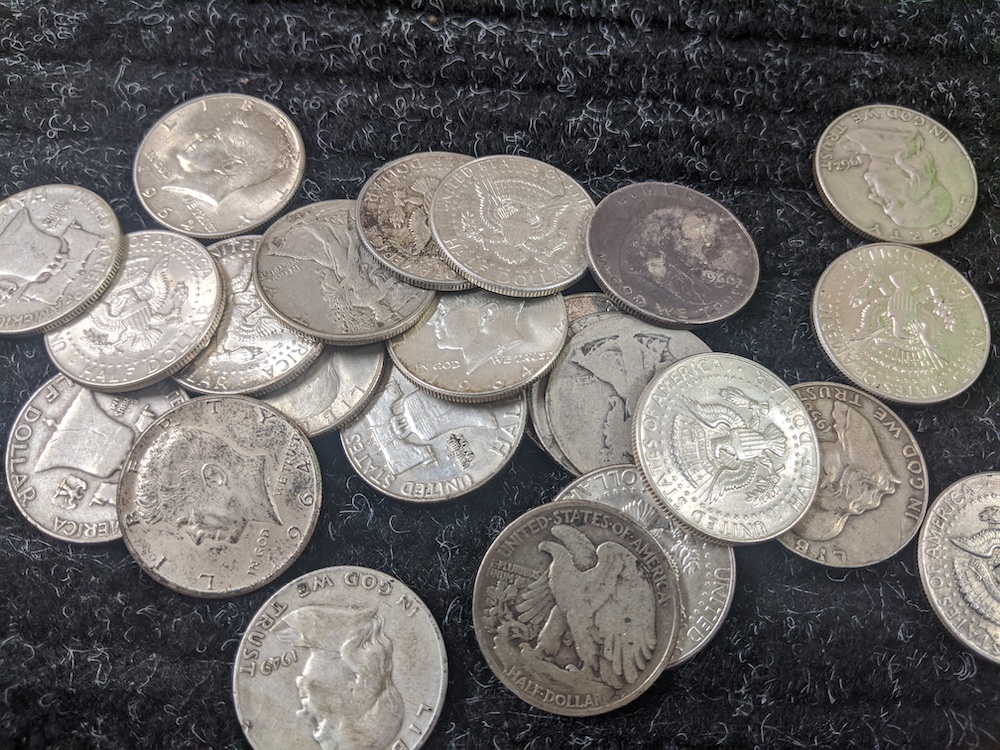 Types of United States Half Dollars.