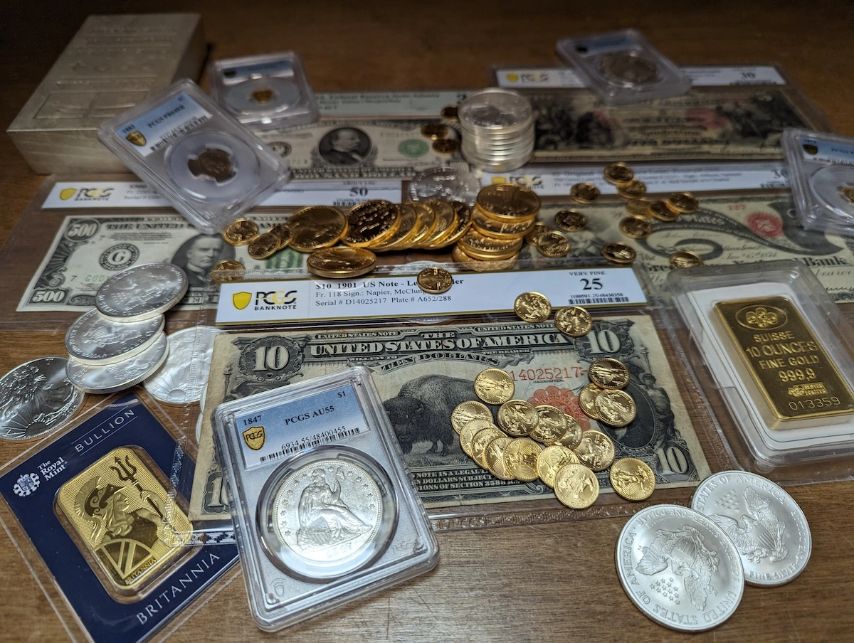 COINS PAPER MONEY