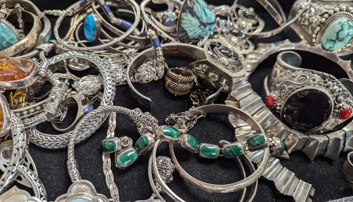 silver jewelry