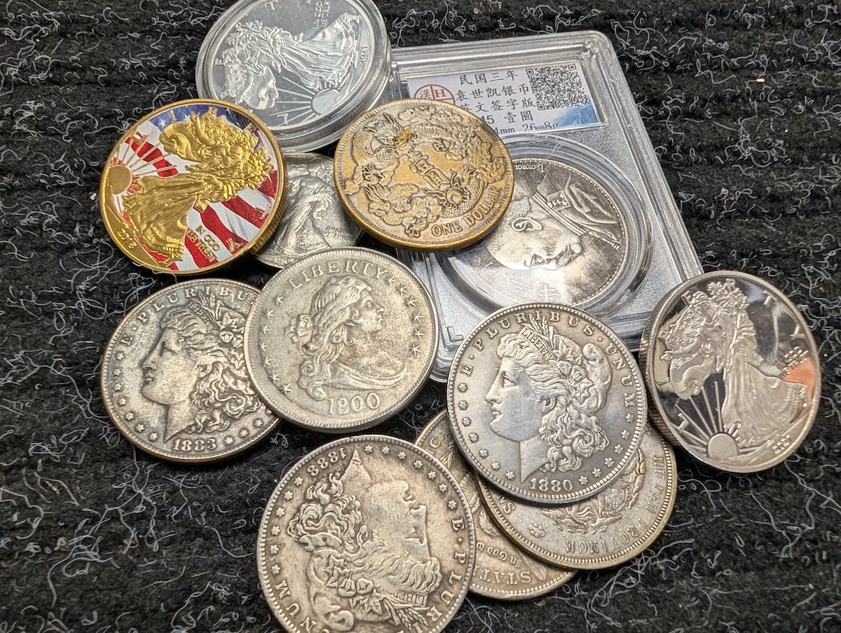 Fake coins