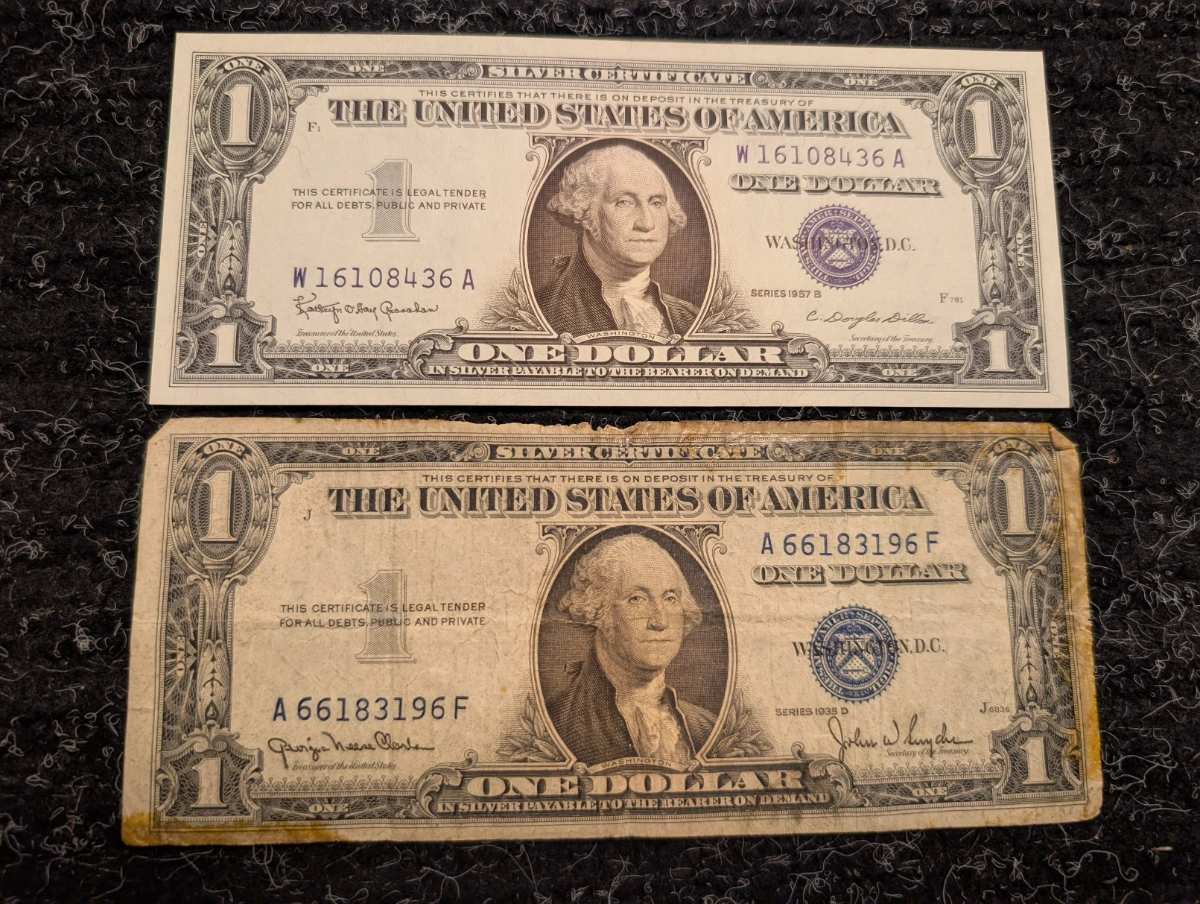 silver 1 certificate