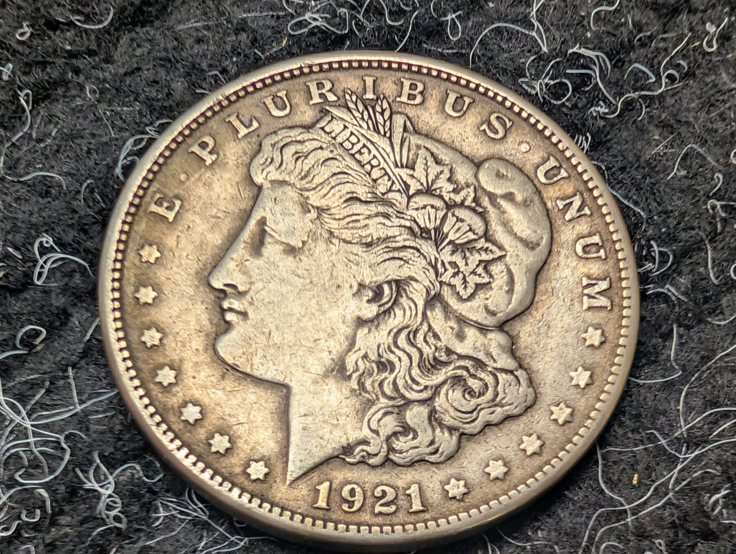 1921 Morgan dollar